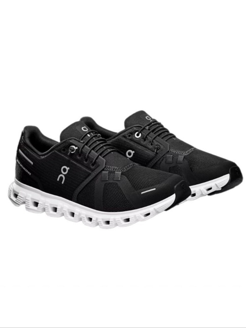 On Cloud 6 Black/White Women's Running Shoes 9 NWT - Picture 2 of 5